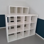 3x Vakkenkast Ikea, Kallax, Wit