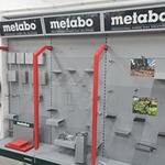 Gereedschapstelling Metabo, groen grijs rood