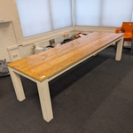 Houten kantinetafel