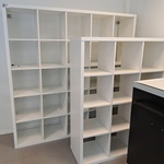 2x Vakkenkast ikea, Kallax, wit