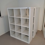 3x Vakkenkast Ikea, Kallax, Wit