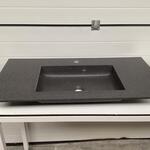 Wastafel met mengkraan en afvoer Hansgrohe, zwart