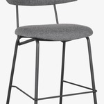 Set van 4 barstoelen, grijs