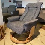 Relaxfauteuil, donker grijs