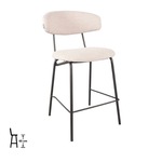 Set van 4 barstoelen, naturel