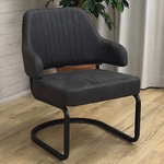 Fauteuil Label51, Otta, antraciet