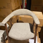 Set van 6 eetkamerstoelen AJ Living, Fred, grijs