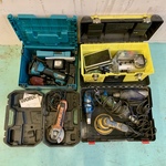 5x Gereedschap in systainers Multitool, Schuurmachine, Slijptol, Verfb