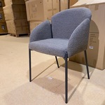 Set van 6 eetkamerstoelen, bruin