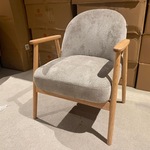 Fauteuil AJ Living, taupe/beige