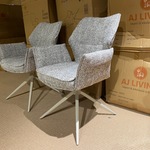 Set van 6 eetkamerstoelen AJ Living, Salsa, taupe