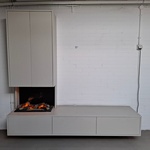 TV wandmeubel met sfeerhaard