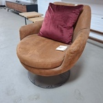 Draaibare fauteuil Bruin