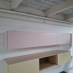 Zwevend TV meubel, Roze