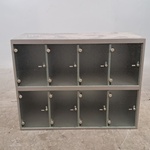 Ca. 17x Lockerkast met glazen deuren