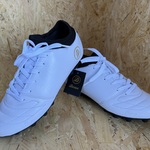 Lederen voetbalschoenen – paar Dores Boots, wit, 38