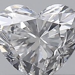 Diamant – 0.30 carat hart geslepen diamant (gecertificeerd)