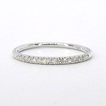 Witgouden ring met diamanten