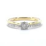 Gouden ring met diamanten