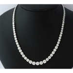 Diamanten collier met diamanten 7.50 carat oplopend in grootte