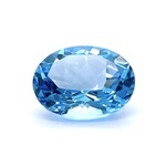 Topaas – circa 1.50 carat swiss blue topaas