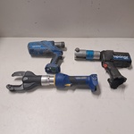 Knipschaar, 2x perstang, Klauke, 2x Uponor, ESM50CFM, VP110, VP75