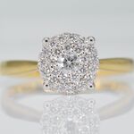 Gouden ring met diamanten