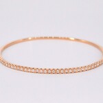 Rosegouden diamanten armband