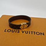 Nano Monogram bracelet, Louis Vuitton, Armband, Bruin, Goud