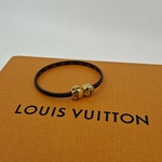 Historic Mini Monogram Bracelet, Louis Vuitton, Armband, Bruin, Goud
