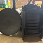 Tuinset bestaande uit een tafel en 4 verstelbare stoelen, Hartman