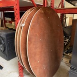 4x Ronde tafel inklapbaar
