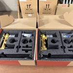 2x Inbouw wastafelmengkraan 2-gats met coldstart Regn