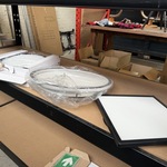 3x Plafond lamp