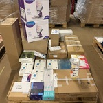 Mix pallet w.o. zwembadstofzuiger, infraroodthermometer W.o. Tapp, Tel