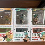 3x Dragon Ball Gals Lunchi, Bulma