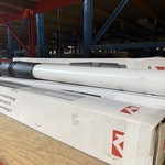 5x HR dakdoorvoer concentrisch PP Ø80/125 mm T120 L=1570mm zwart, Ubbi
