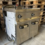 Elektrische dubbele frituur op onderkast, MBM