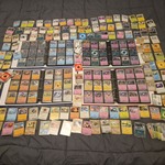 Grote Pokémon collectie met vintage kaarten en 4 verzamelmappen