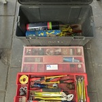 3x Gereedschapskoffer met inhoud w.o. handgereedschap