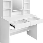 Luxe make-up tafel met spiegel en led verlichting
