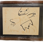 Tekening, Herman Brood, Stift, 1991