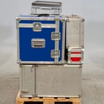 Partij flightcases met inhoud
