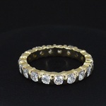 Gouden alliance ring met diamanten