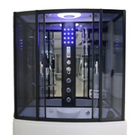 Stoomcabine Vonato, RectaHydro Max, zwart/ wit