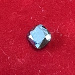 Diamant – 2.21 carat natuurlijke zwarte diamant in kussen vorm (gecert