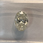 Diamant – 1.00 carat ovaal geslepen diamant (gecertificeerd)