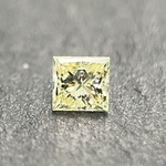Diamant – 0.23 carat prinses geslepen diamant (gecertificeerd)