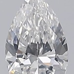Diamant – 0.33 carat peer geslepen diamant (gecertificeerd)