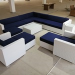 Loungeset Vonato , Almira, wit